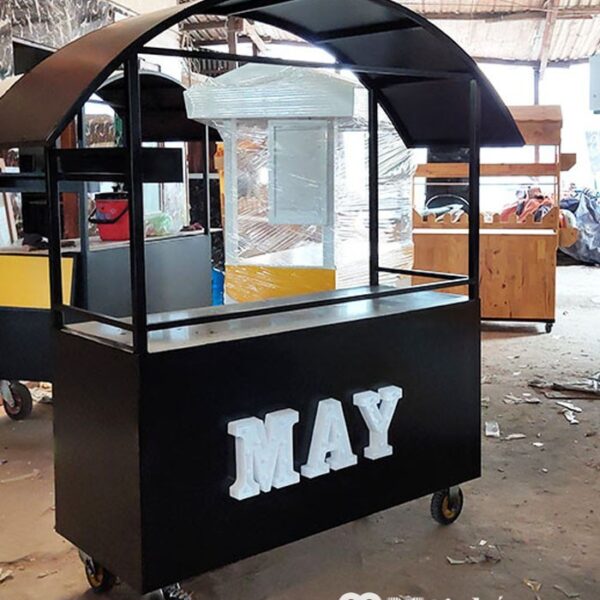 Xe trà sữa giá rẻ màu đen 120cmx60x180cm hình 3