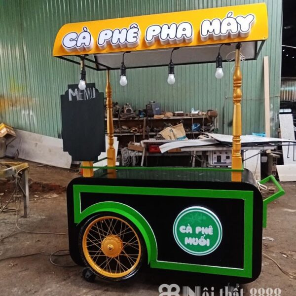 Xe bán cà phê mang đi bán cafe pha máy tại Long an