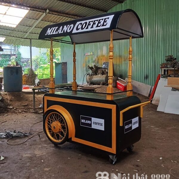 Xe cà phê mang đi bán cafe pha máy take away tại quận 1, quận 3, quận 4