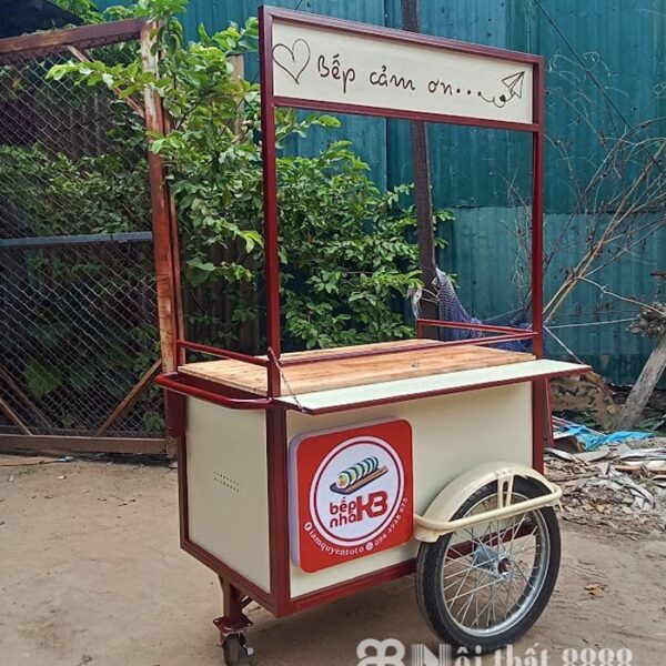 Xe đẩy cà phê mang đi bán cafe pha máy tại Tây Ninh