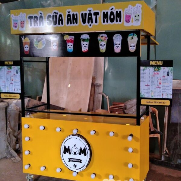 Xe trà sữa đẹp màu vàng 120cmx60x200cm hình 1