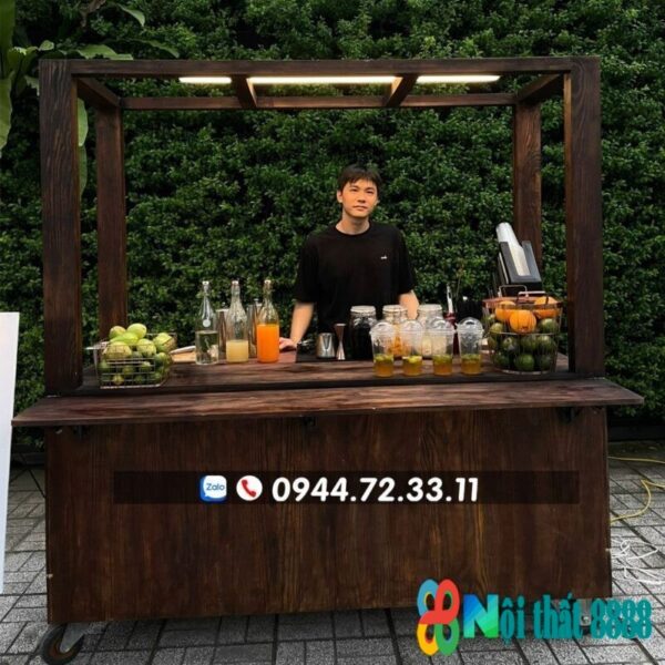 Xe trà trái cây cổ điển BN12