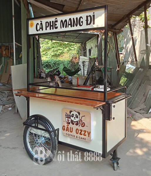 Cách sản xuất một chiếc xe bán cafe
