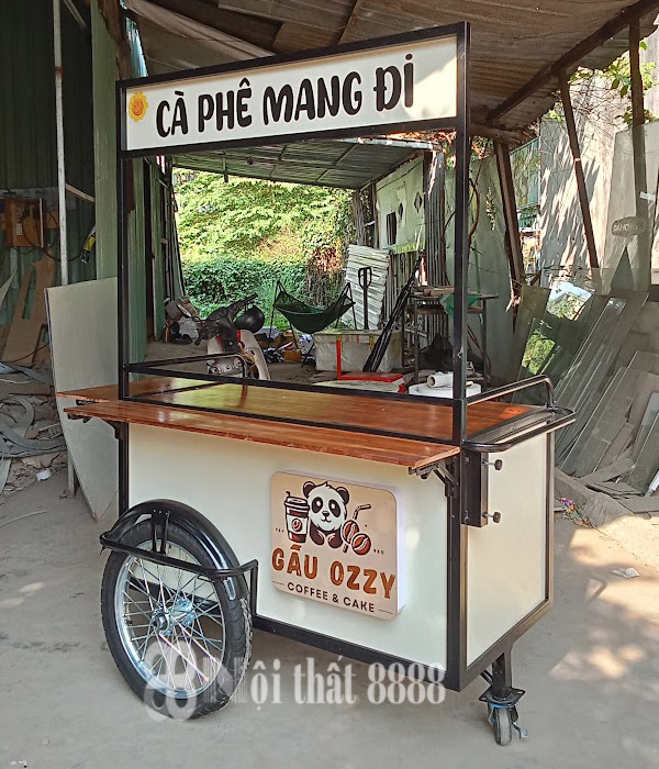Cách sản xuất một chiếc xe bán cafe