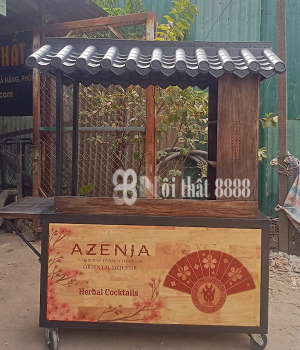 Mẫu xe cafe vintage nhật bản azenia